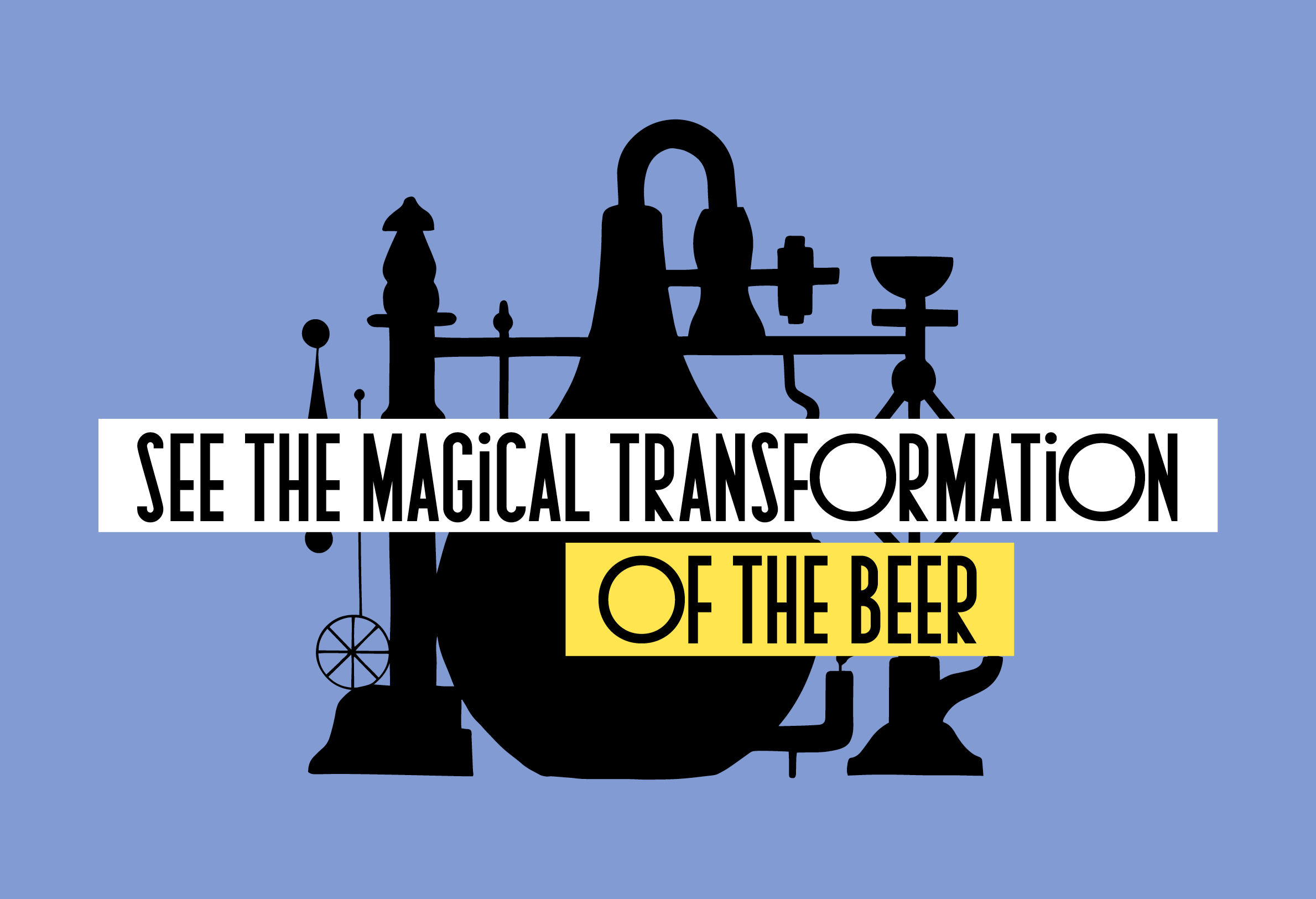 see the magical transformation of beer