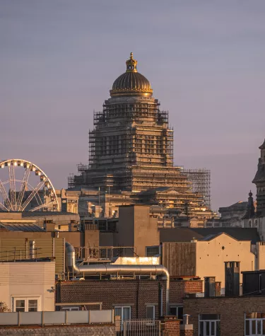 Rooftop the Beerlab views Palais de justice